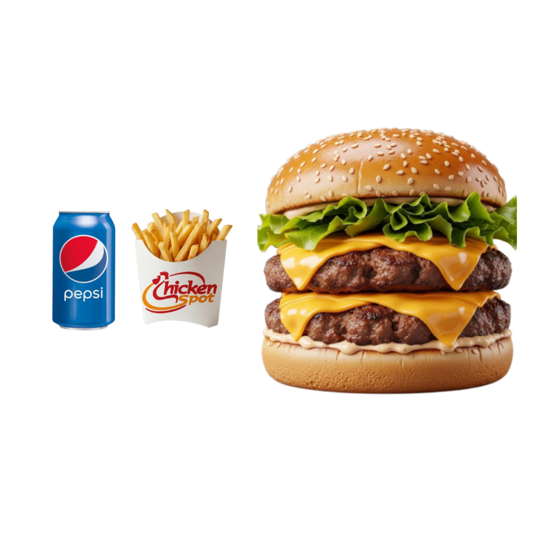 Kids King Size Special Burger Includes